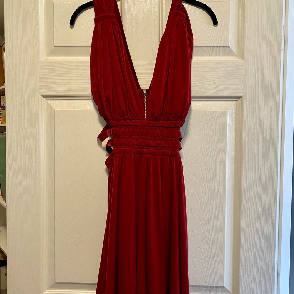 Maroon Dress